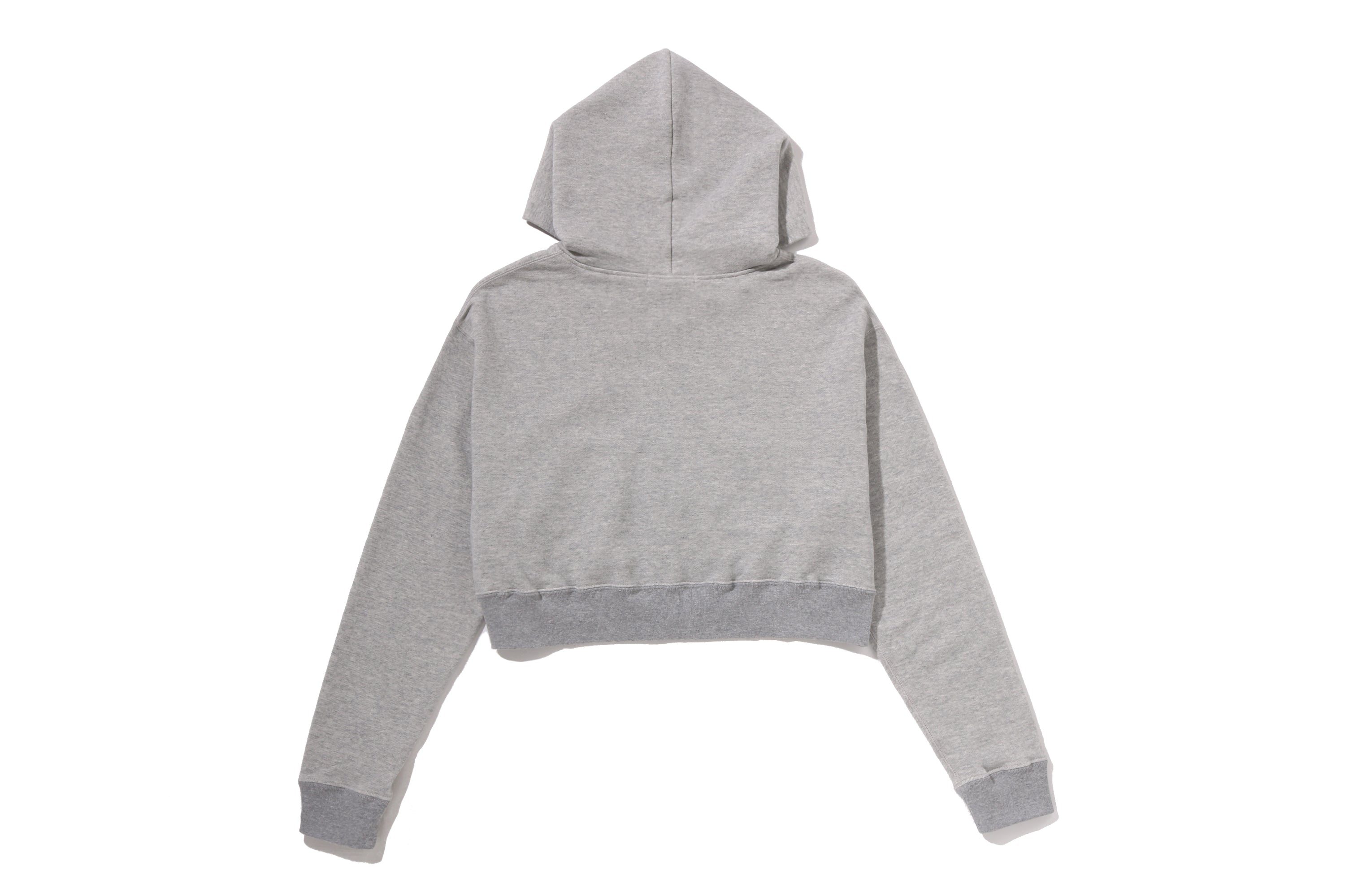 A BATHING APE® Ape Head One Point Cropped Zip Hoodie | Bape