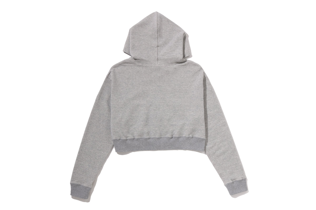 APE HEAD ONE POINT CROPPED ZIP HOODIE