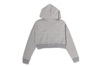 APE HEAD ONE POINT CROPPED ZIP HOODIE
