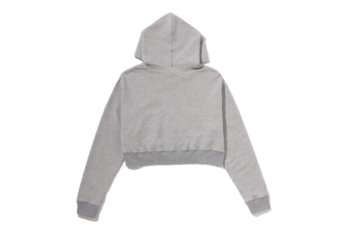 APE HEAD ONE POINT CROPPED ZIP HOODIE