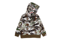 HYBRID CAMO SHARK ZIP HOODIE KIDS