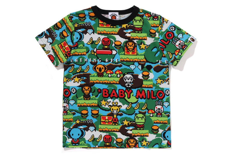 BABY MILO GAME PATTERN TEE KIDS