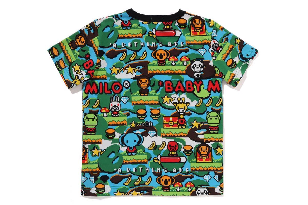 BABY MILO GAME PATTERN TEE KIDS