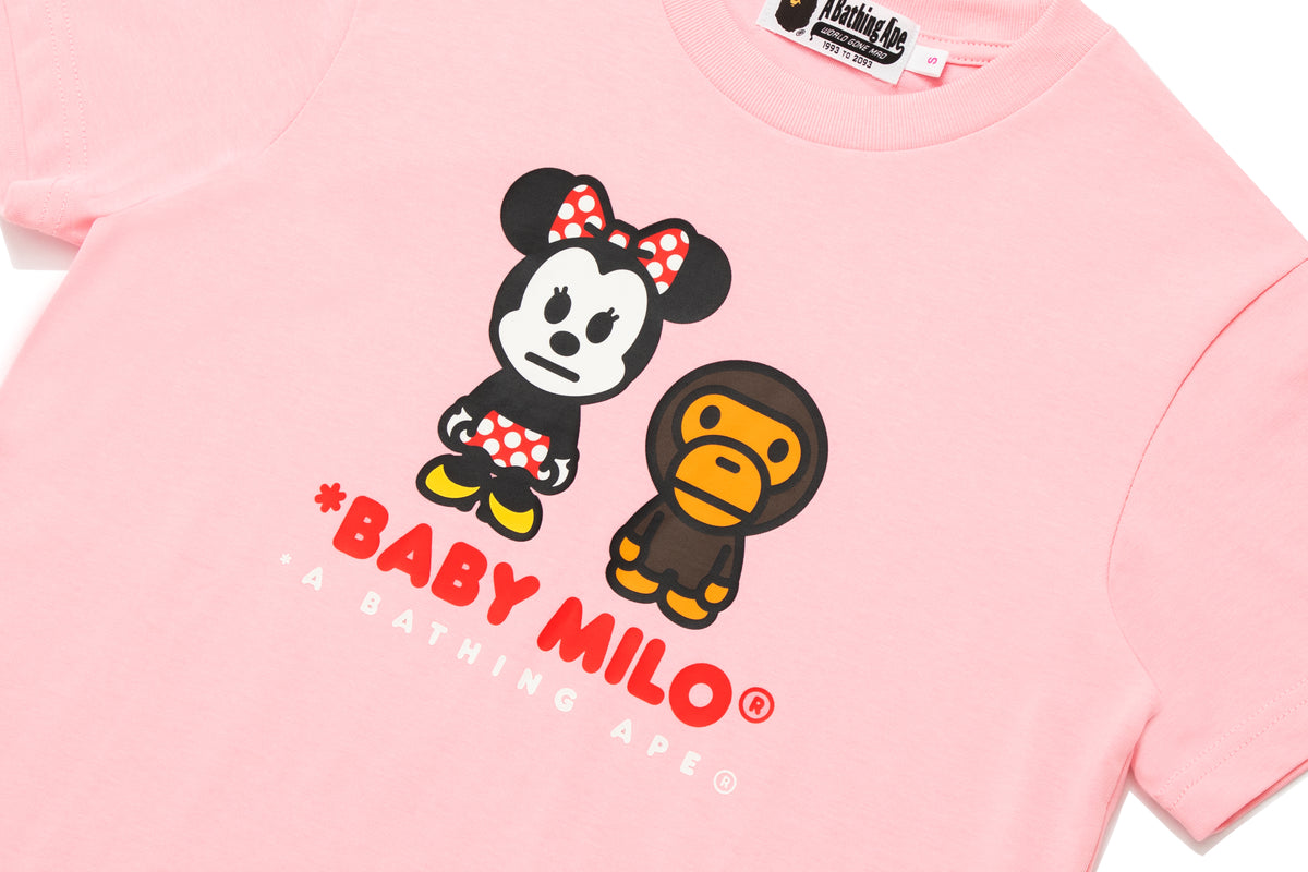 BAPE X DISNEY MINNIE MOUSE BABY MILO RELAXED FIT TEE