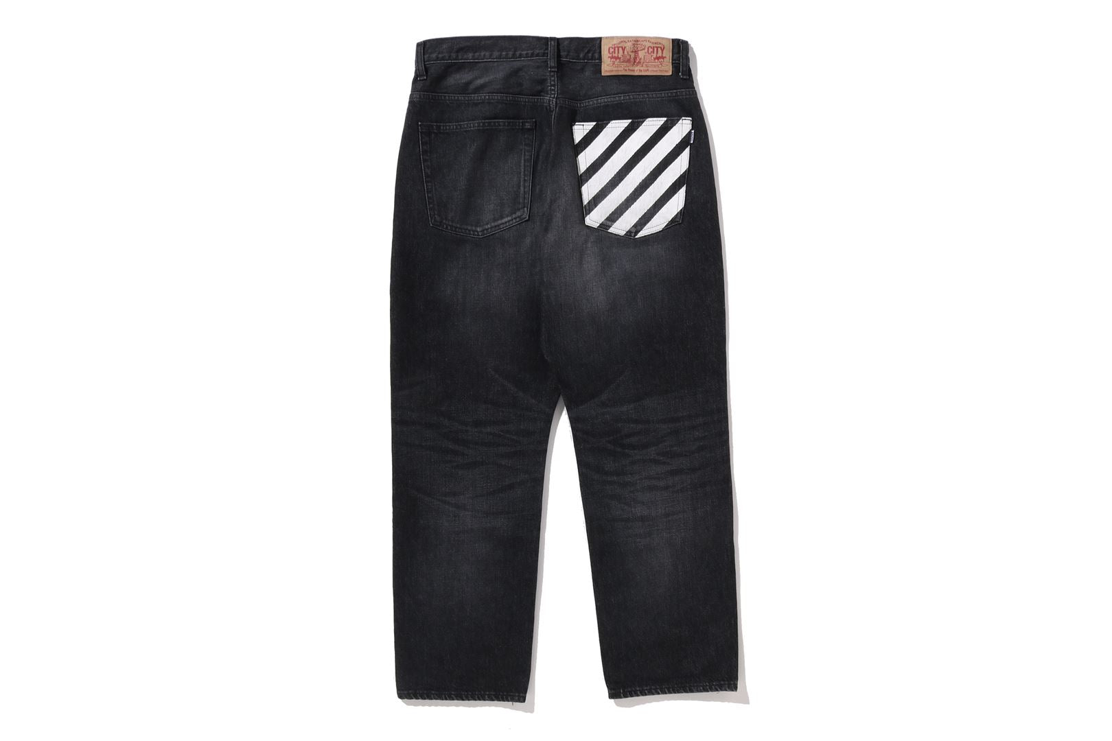 A BATHING APE® Milo Face 13 Oz Denim Pants | Bape official website