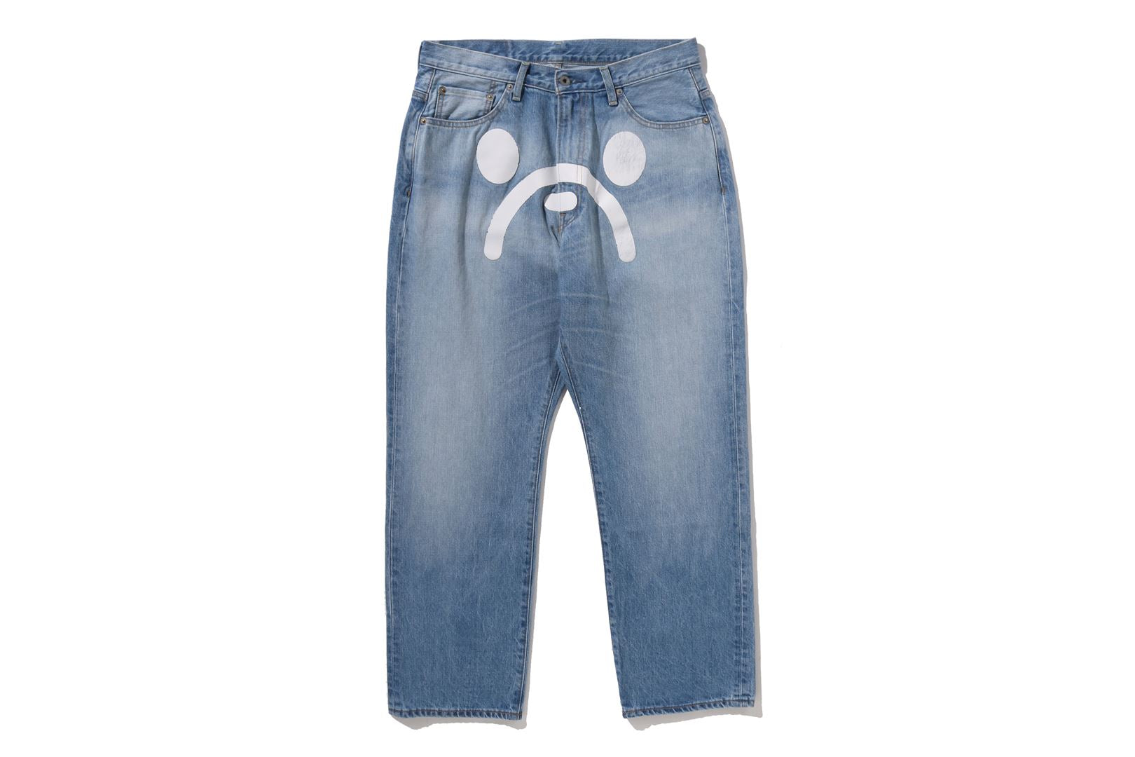 A BATHING APE® Milo Face 13 Oz Denim Pants | Bape official website