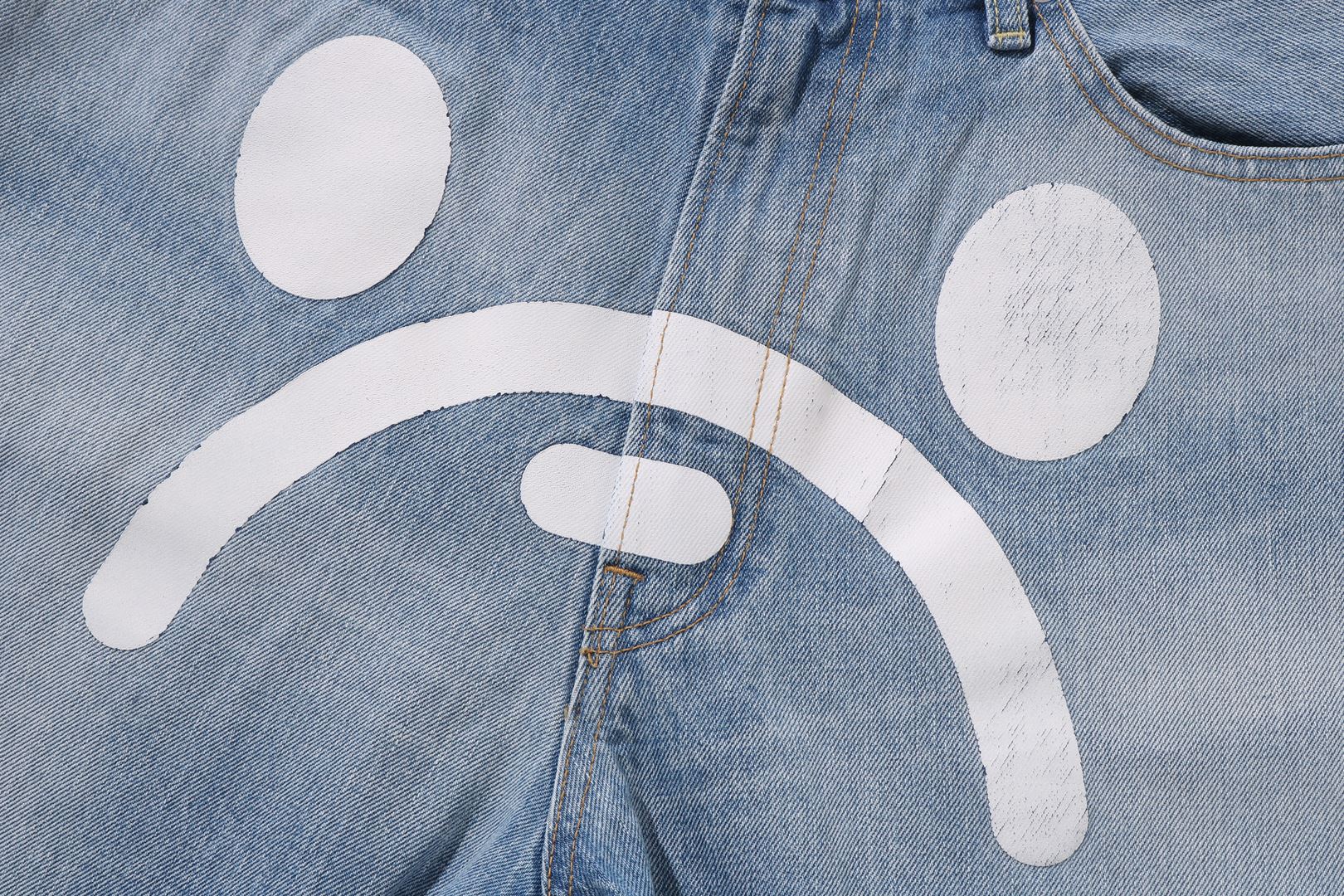 A BATHING APE® Milo Face 13 Oz Denim Pants | Bape official website