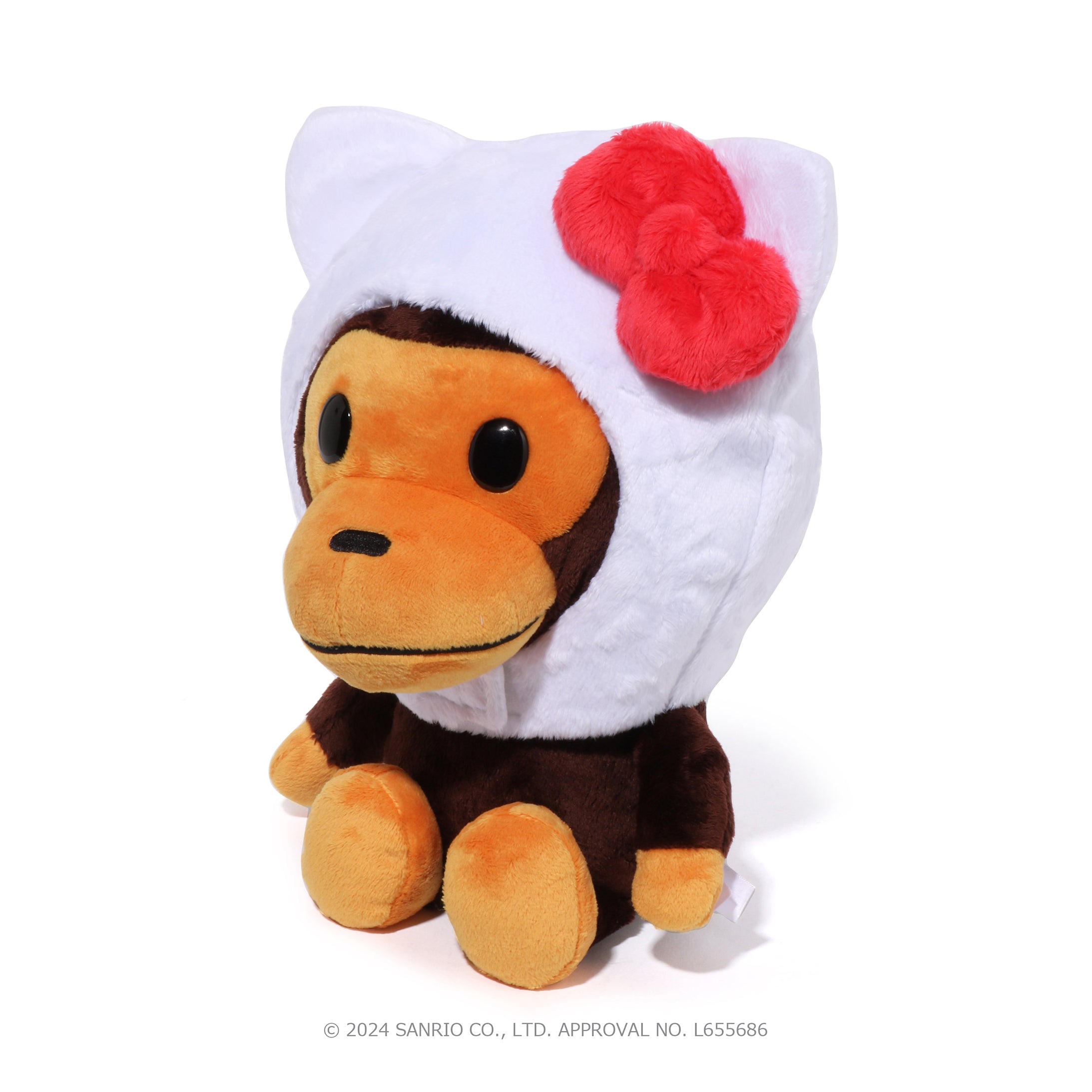 BAPE KITTY PLUSH DOLL サンリオ　マスコット キティ A BATHING APE® Baby Milo X Hello Kitty - Plush Doll | Bape
