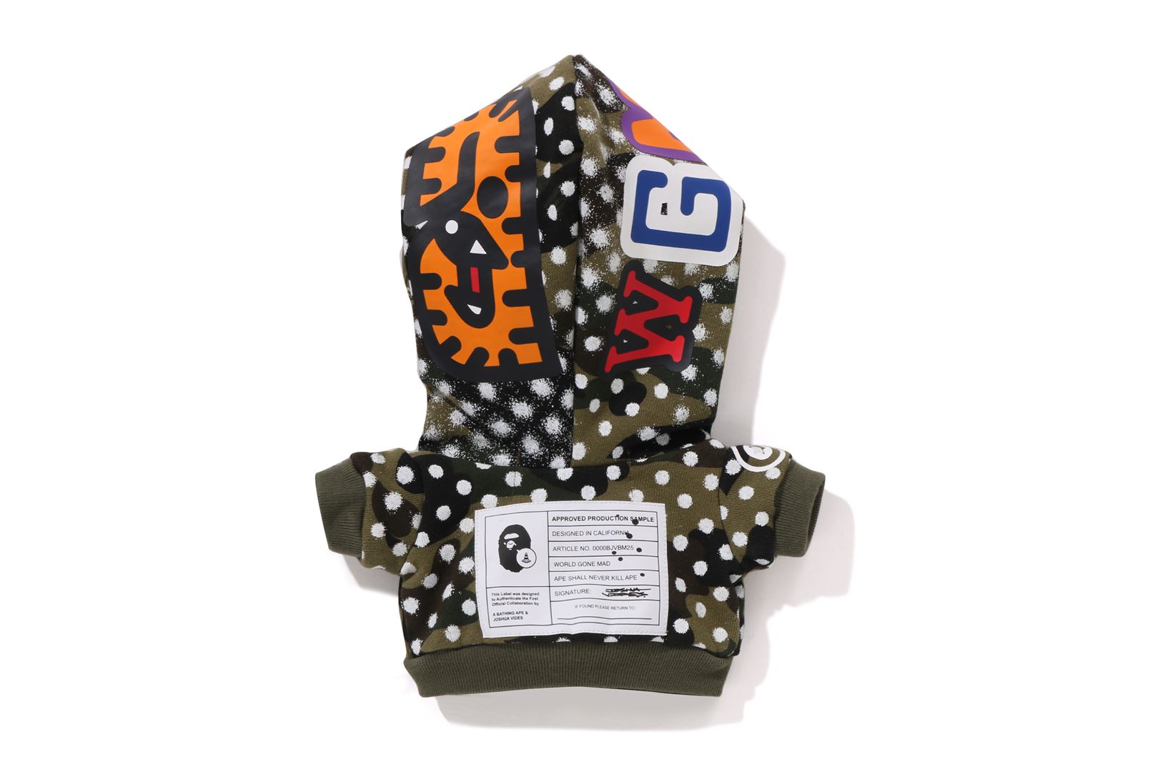 A BATHING APE® BAPE X Joshua Vides - Shark Baby Milo Plush Doll