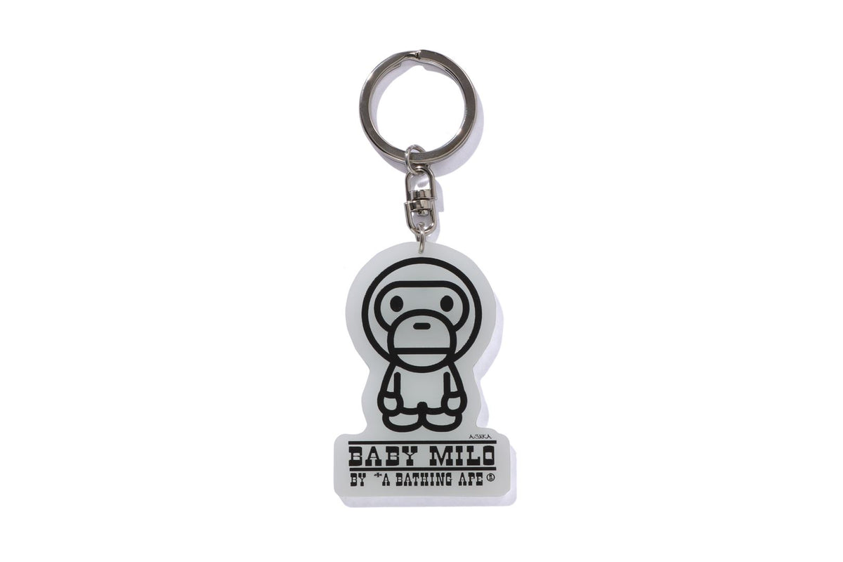 A BATHING APEยฎ Glow In The Dark Ape Head Key Chain Bape official