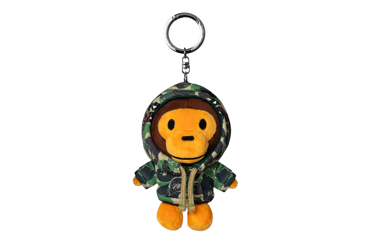 BAPE X SPOTIFY BY CENTRAL CEE CAMO BABY MILO KEYCHAIN