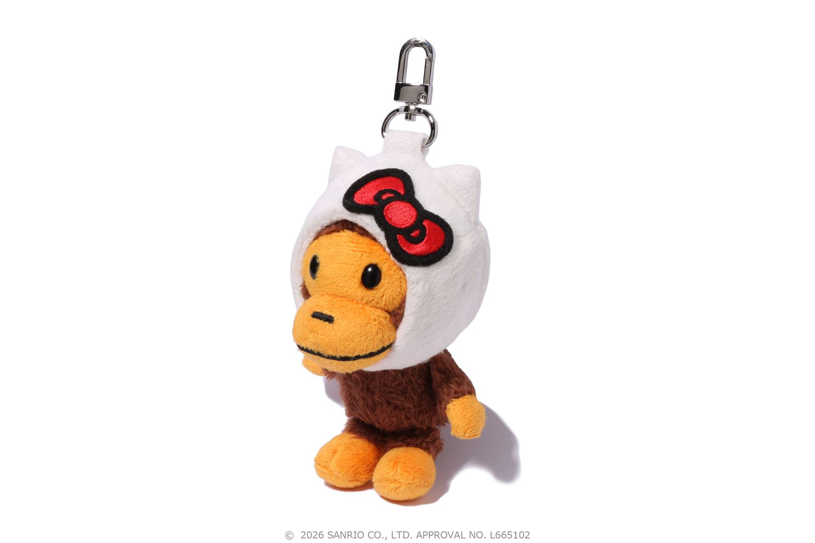A BATHING APE® BAPE X Hello Kitty Plush Doll Keychain | Bape