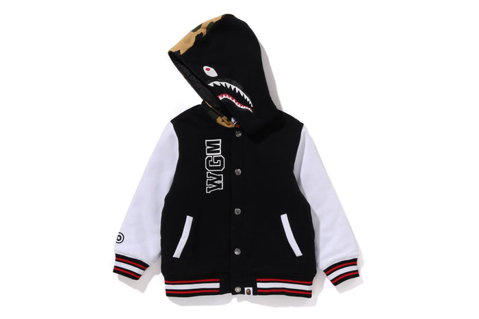 MILO SHARK HOODIE SWEAT VARSITY JACKET KIDS