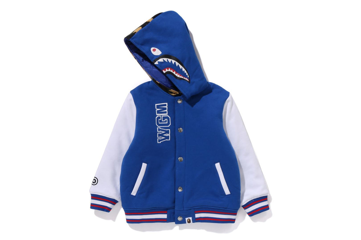 MILO SHARK HOODIE SWEAT VARSITY JACKET KIDS