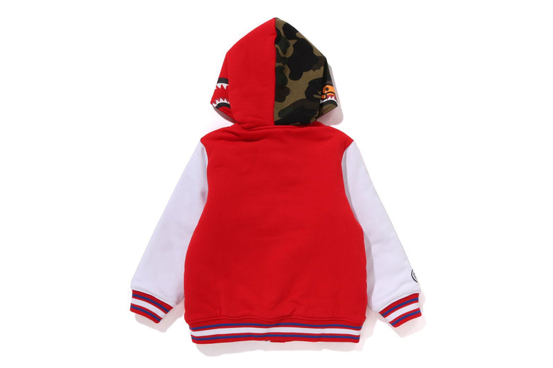 MILO SHARK HOODIE SWEAT VARSITY JACKET KIDS