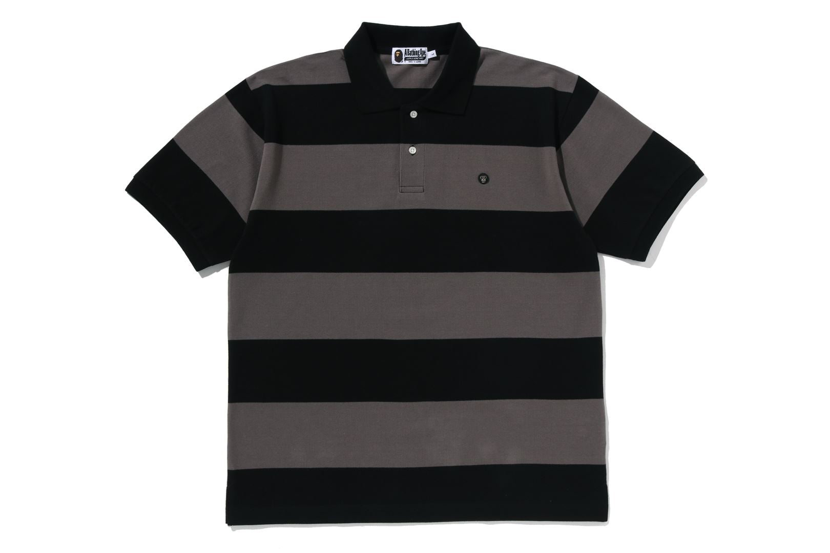 トップス 226 BAPE Star Print Polo Black Brown L トップス 226 BAPE Star Print Polo Black Brown L A BATHING APE