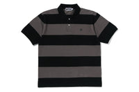 MILO ONE POINT STRIPE RELAXED FIT POLO
