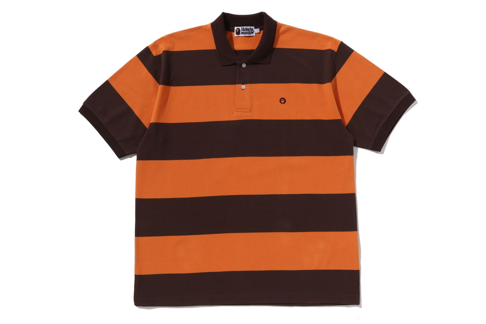 A BATHING APE® Milo One Point Stripe Relaxed Fit Polo | Bape