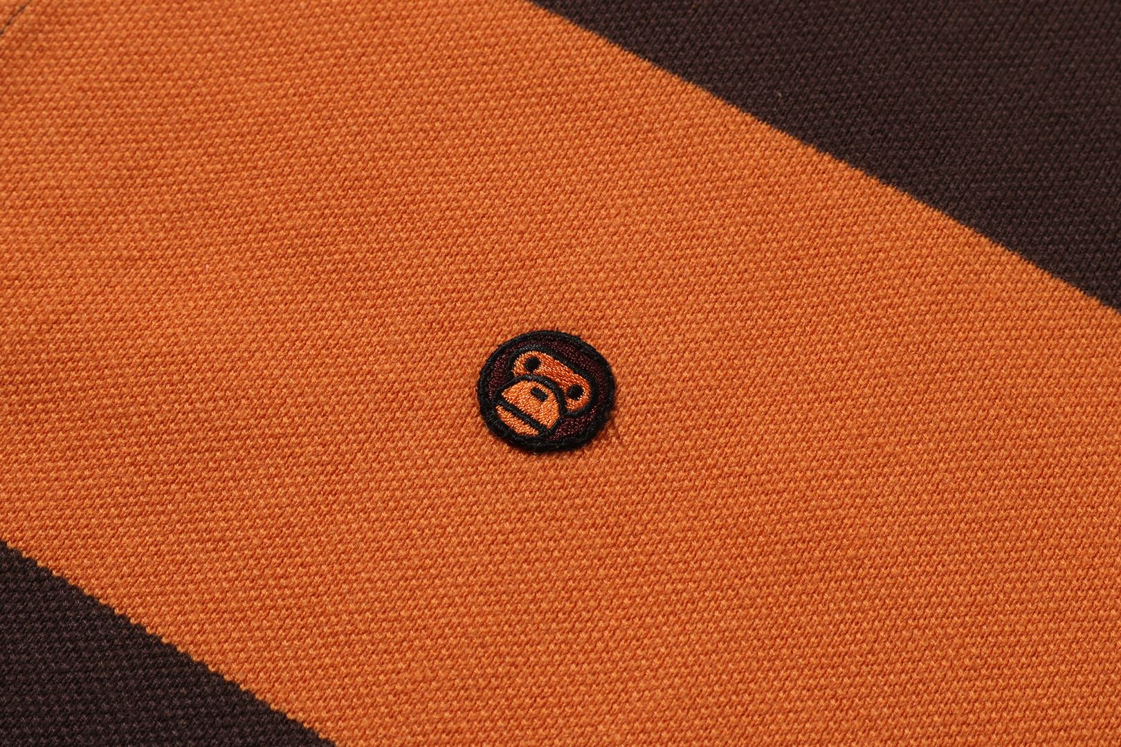 A BATHING APE® Milo One Point Stripe Relaxed Fit Polo | Bape