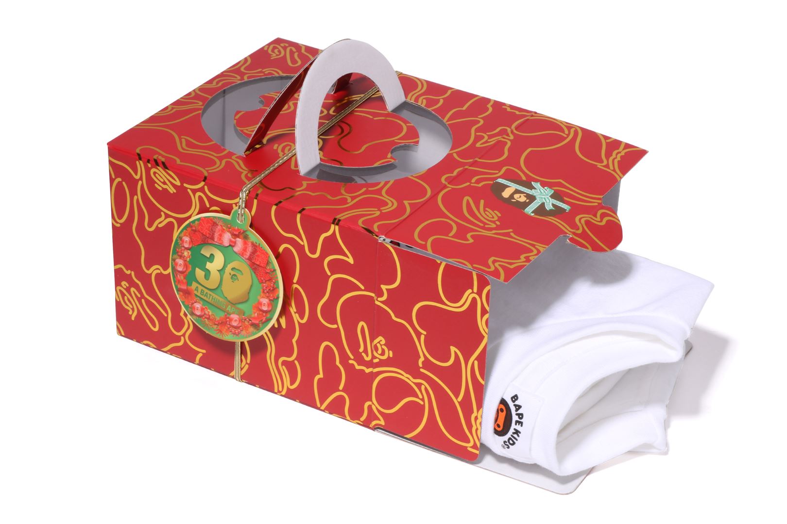 A BATHING APE® Kids Christmas Baby Milo Tee | Bape official