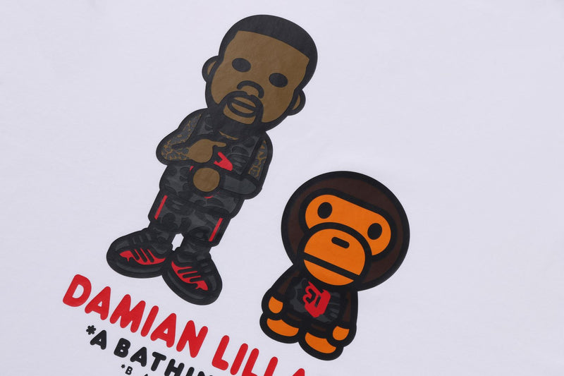 BAPE X ADIDAS - DAME BAPE BABY MILO TEE