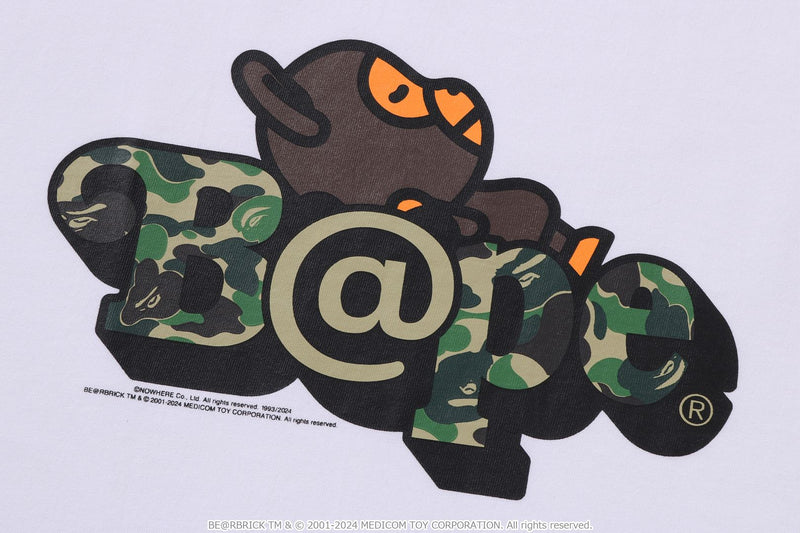 BAPE X MEDICOM TOY - ABC CAMO BE@R MILO ON BAPE TEE