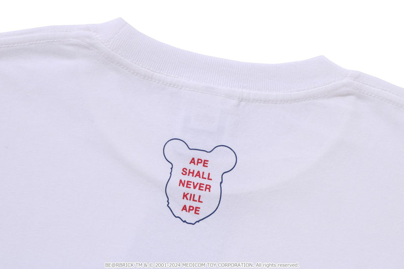 BAPE X MEDICOM TOY - ABC CAMO BE@R MILO ON BAPE TEE