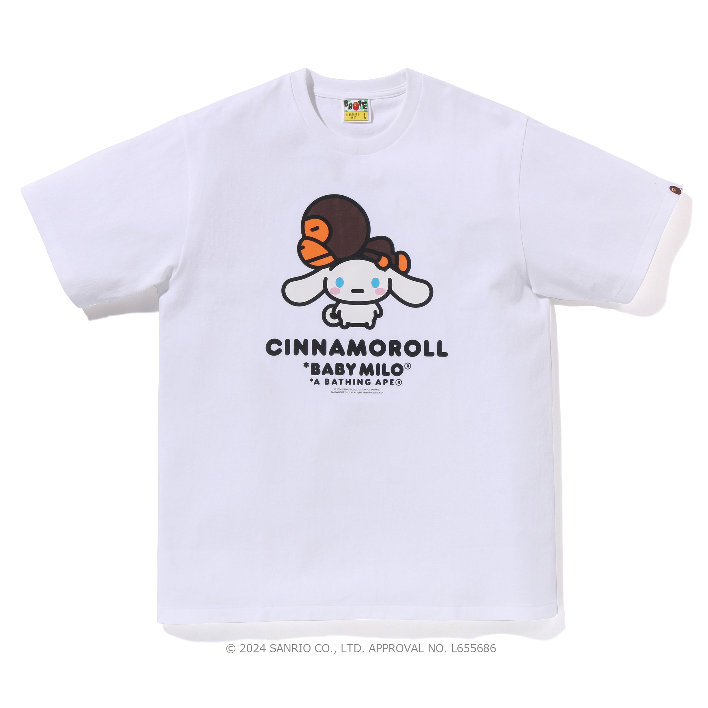 Baby Milo x selling Sanrio Characters Shirt Bape