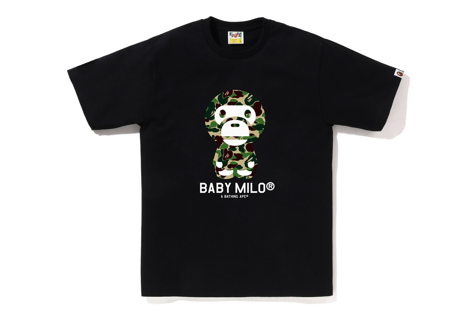 A BATHING APE BAPE BABY MILO CAMO tシャツ A BATHING APE® Abc Camo Baby Milo Tee | Bape official website – uk