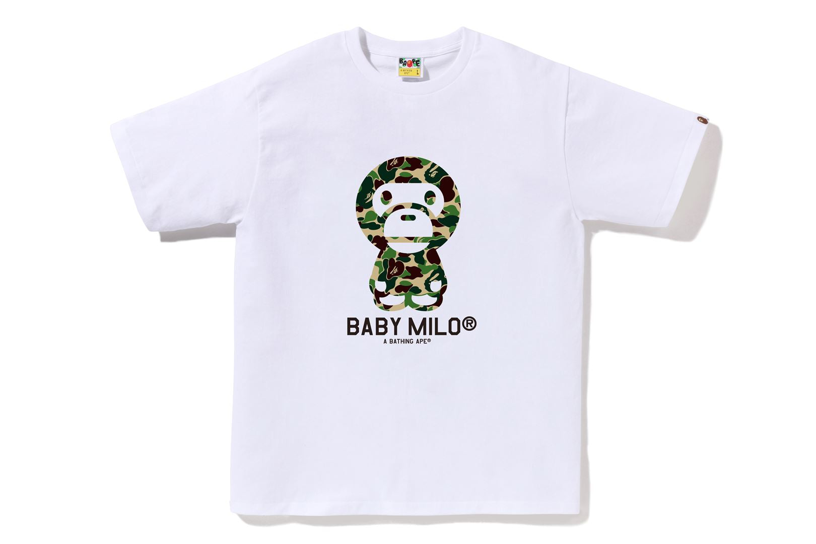 A BATHING APE® Abc Camo Baby Milo Tee | Bape official website – uk