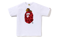 COLOR CAMO MILO ON BIG APE TEE