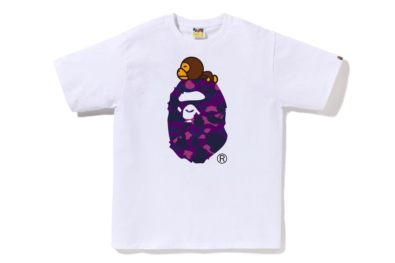 COLOR CAMO MILO ON BIG APE TEE