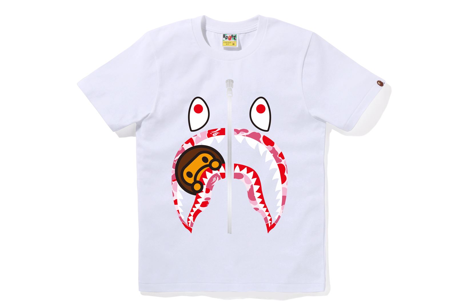 A BATHING APE® Abc Camo Milo Shark Tee | Bape official website