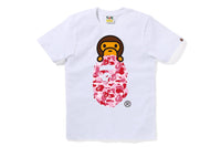 ABC CAMO MILO ON APE HEAD TEE LADIES