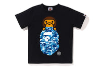 ABC CAMO MILO ON APE HEAD TEE