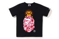 ABC CAMO MILO ON APE HEAD TEE