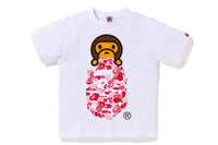 ABC CAMO MILO ON APE HEAD TEE