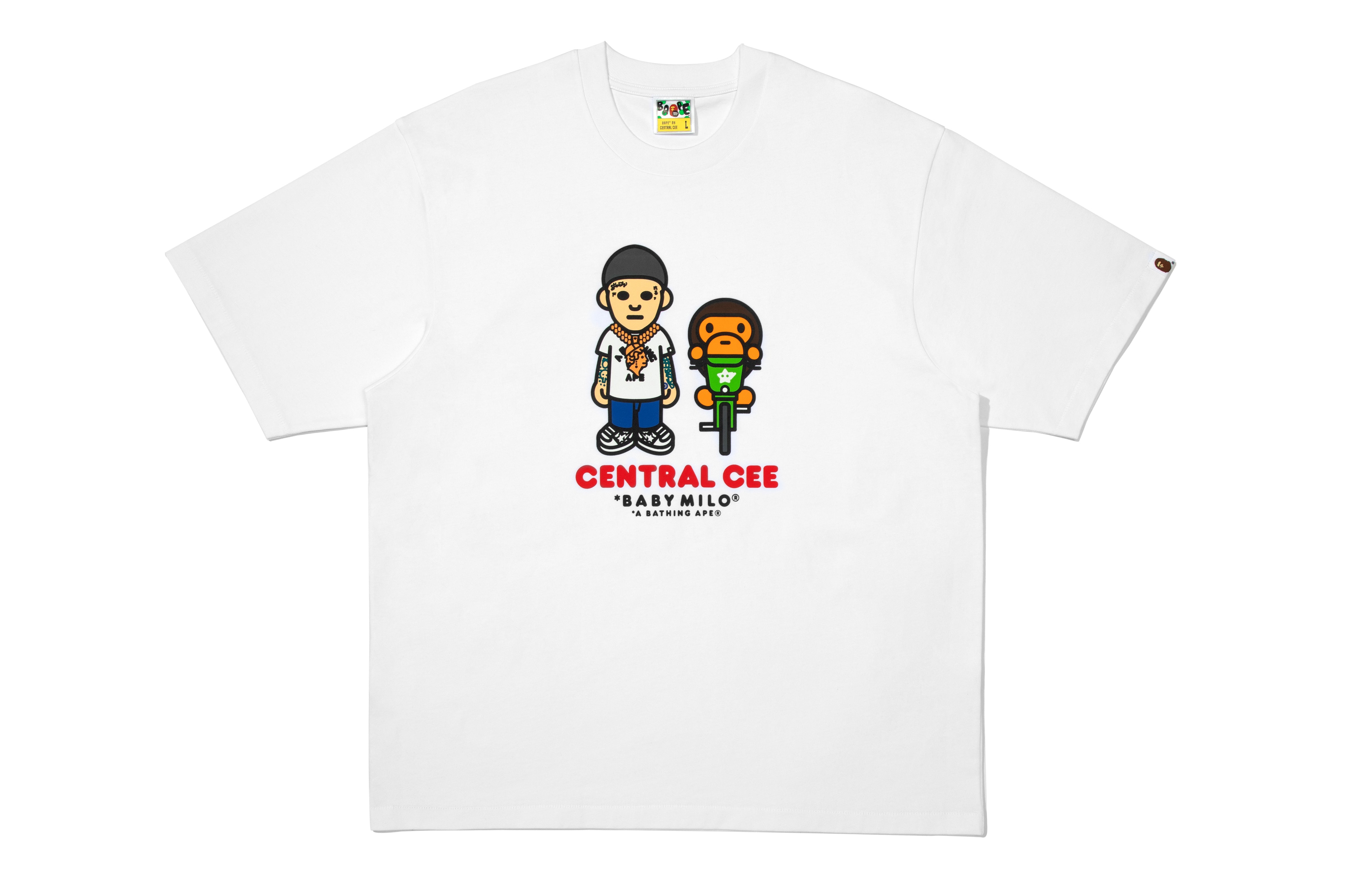 A BATHING APE® BAPE X Spotify X SYNA By Central Cee Baby Milo Tee A BATHING APE® BAPE X Spotify X SYNA By Central Cee Baby Milo Tee