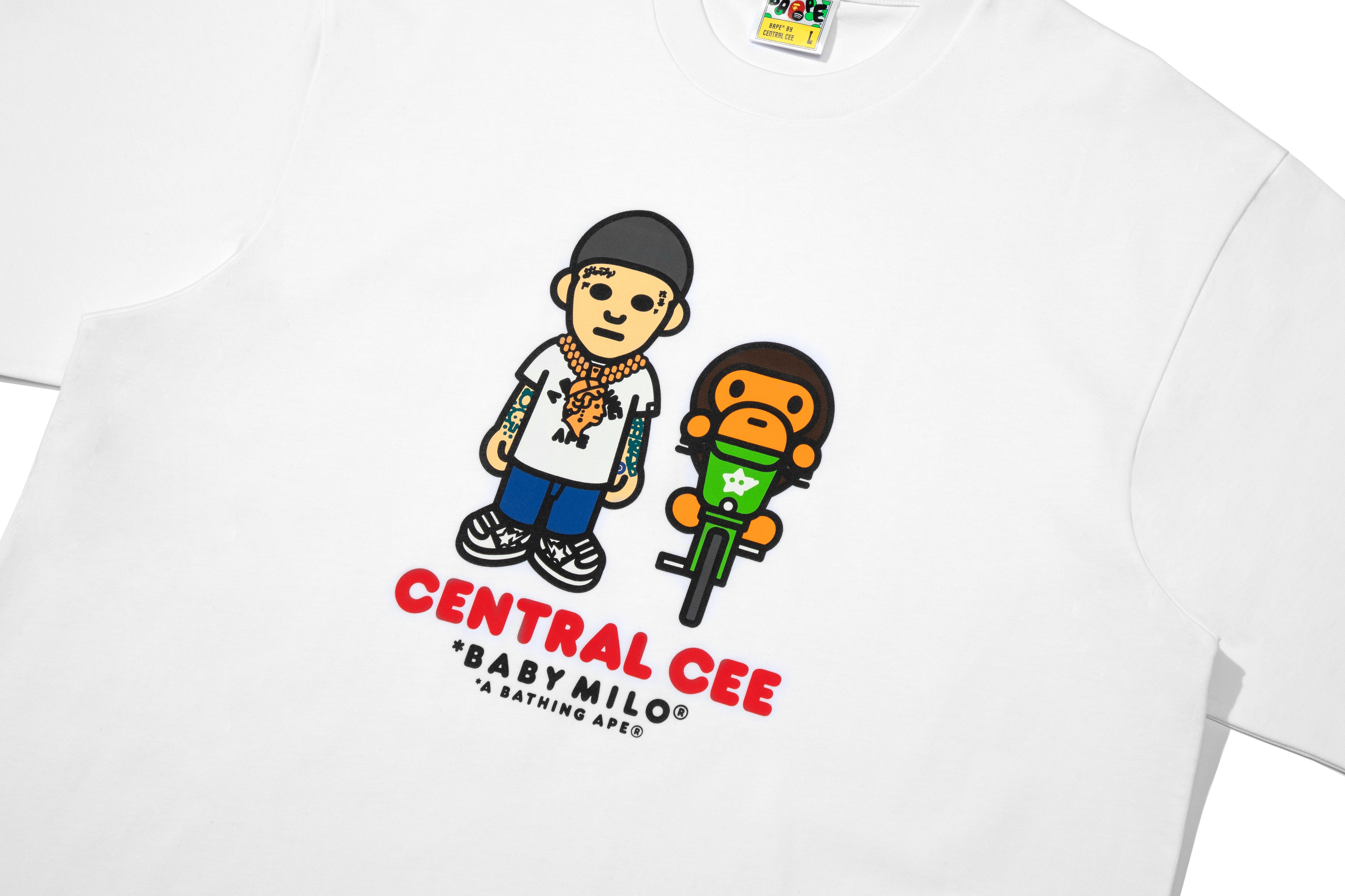 A BATHING APE® BAPE X Spotify X SYNA By Central Cee Baby Milo Tee