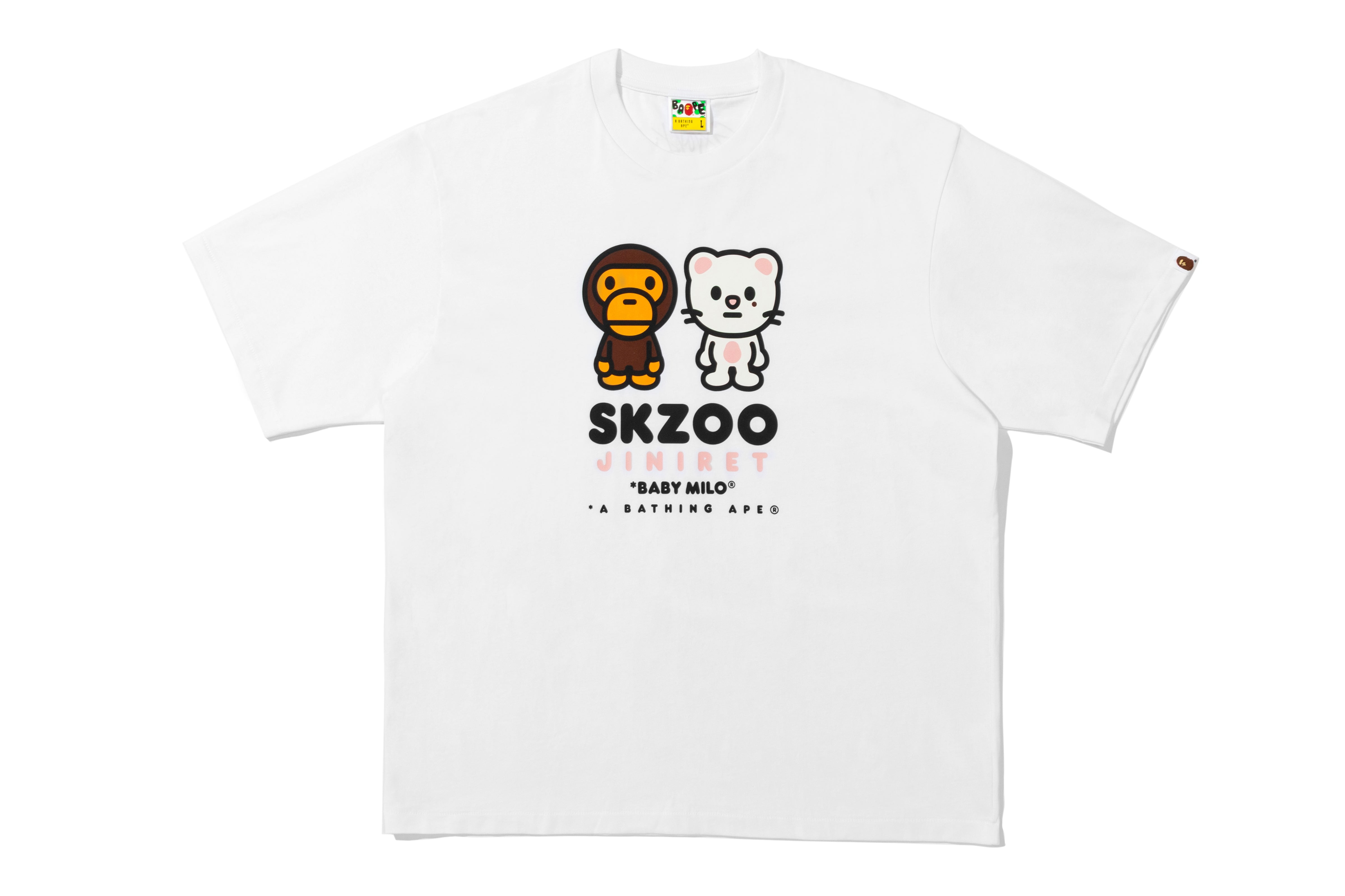 アイドル straykids BAPE A BATHING APE® BAPE X Straykids Jiniret Baby Milo Tee | Bape