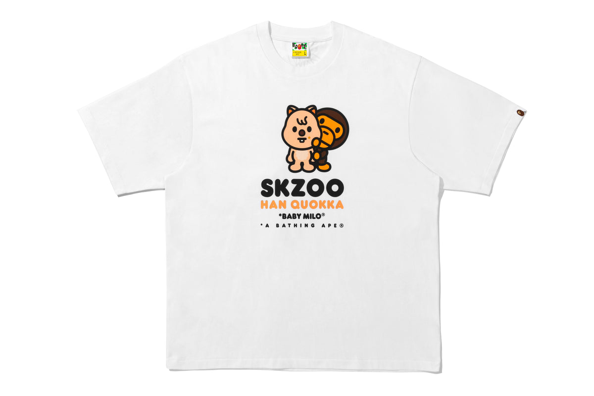 BAPE X STRAY KIDS HAN QUOKKA BABY MILO TEE