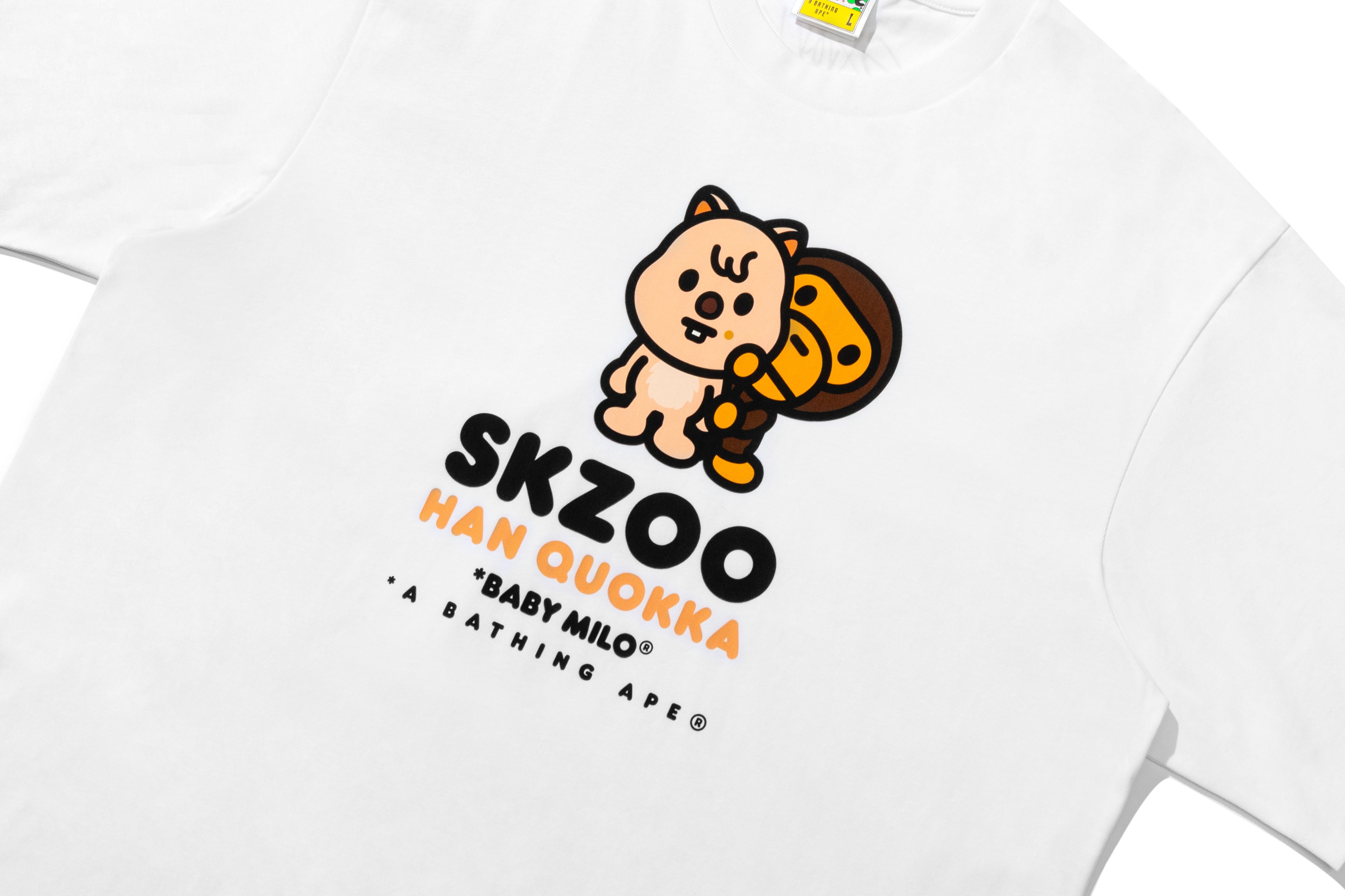 A BATHING APE® BAPE X Straykids Han Quokka Baby Milo Tee | Bape
