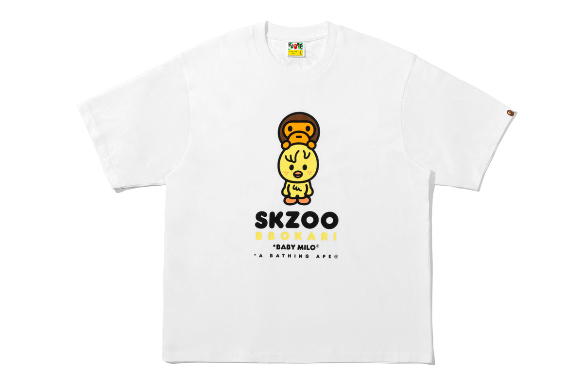 BAPE X STRAY KIDS BBOKARI BABY MILO TEE