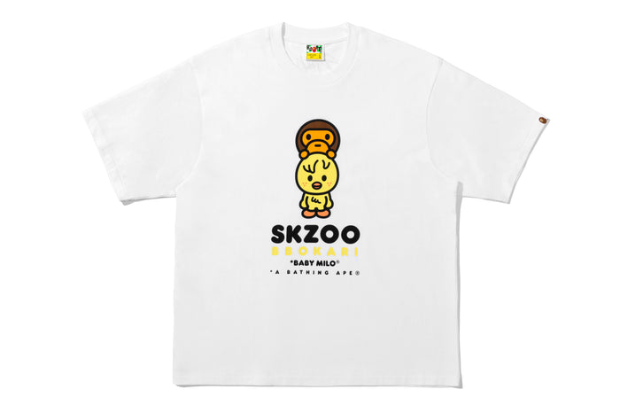 BAPE X STRAY KIDS BBOKARI BABY MILO TEE