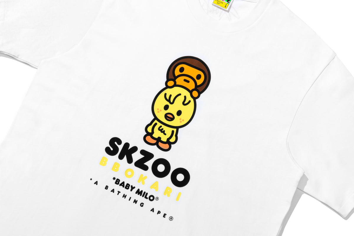 BAPE X STRAY KIDS BBOKARI BABY MILO TEE