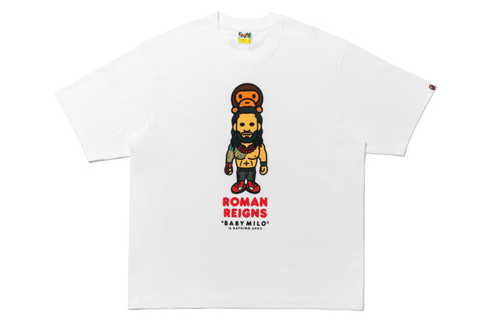 BAPE X WWE ROMAN REIGNS BABY MILO RELAXED FIT TEE