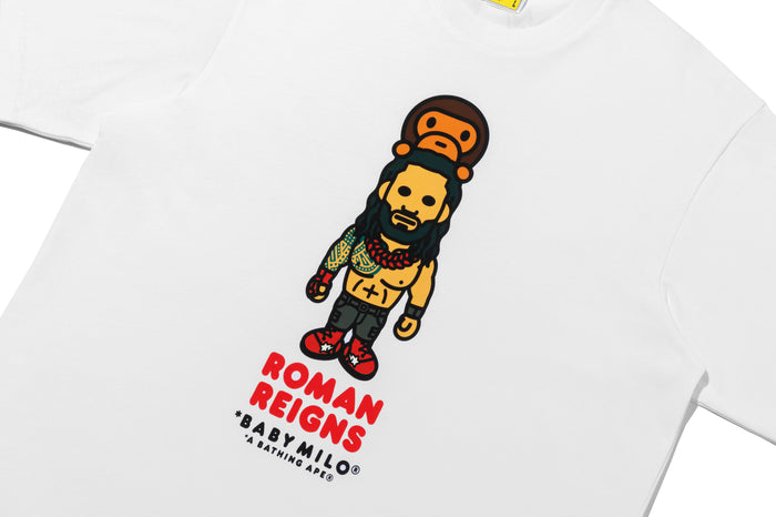 BAPE X WWE ROMAN REIGNS BABY MILO RELAXED FIT TEE