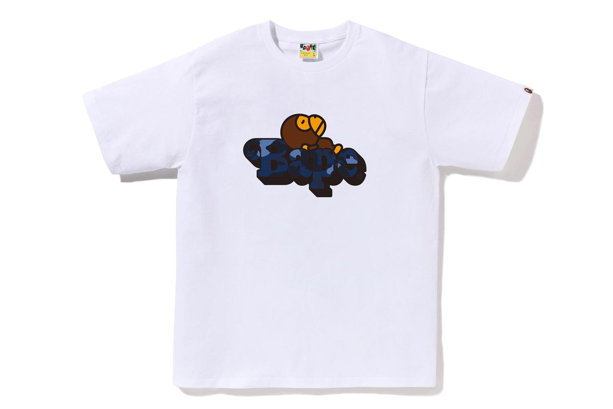 COLOR CAMO MILO ON BAPE TEE