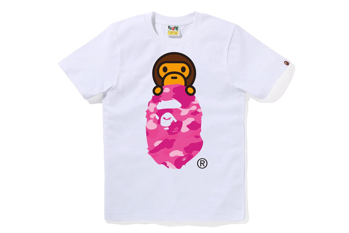 COLOR CAMO MILO ON APE HEAD TEE LADIES