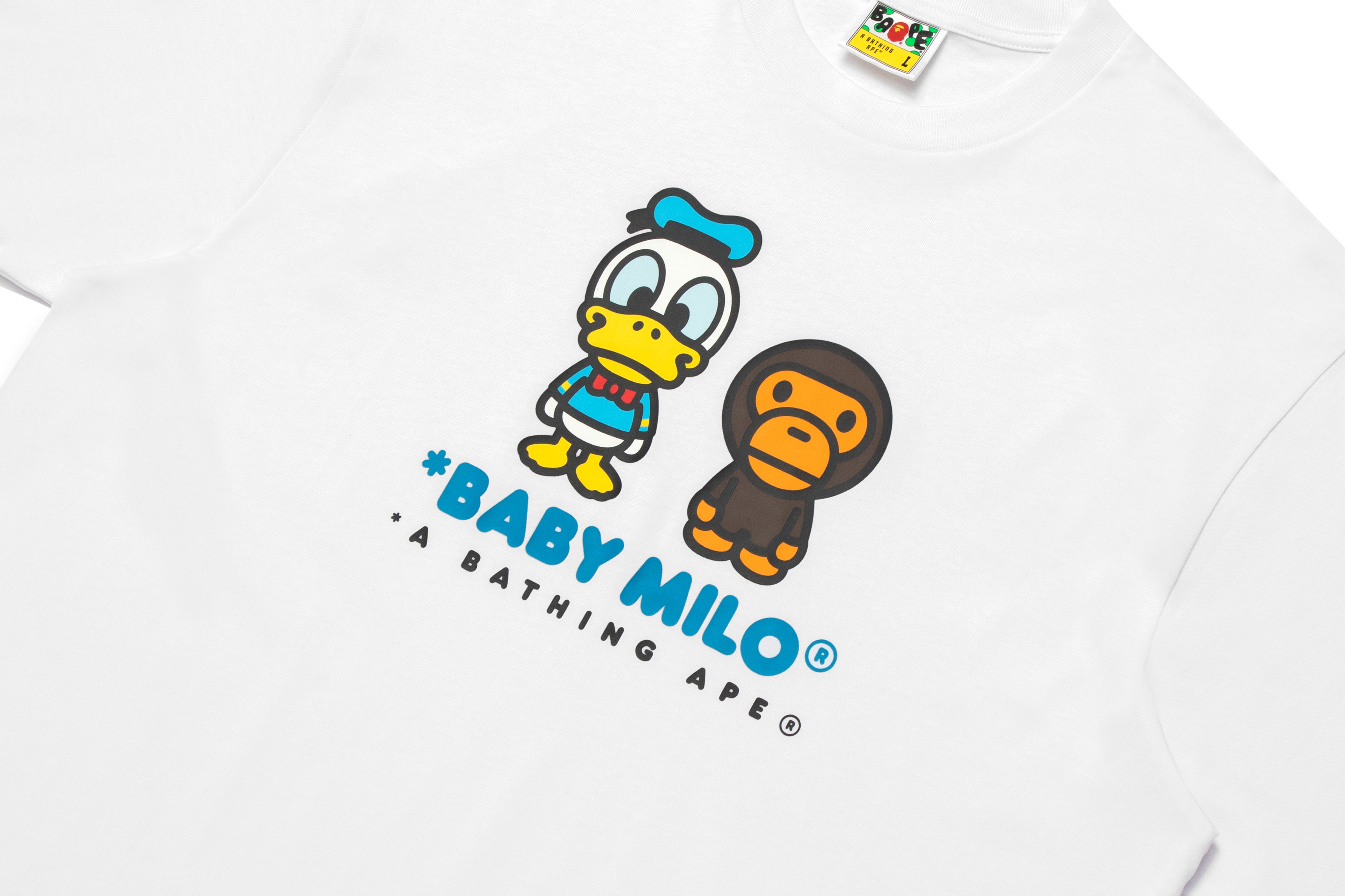 A BATHING APE® X Disney Donald Duck Baby Milo Relaxed Fit Tee